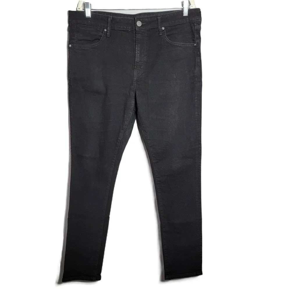American Eagle AE 24/7 Athletic Skinny Jeans Men‎ 36x32 Black Airflex+
